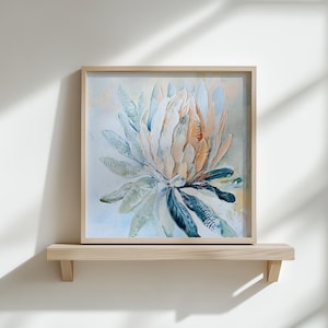 Printable Abstract Floral Art Print, Native Australian Flora, Floral Wall Art, Botanical Wall Art, Floral Digital Art Download (P330)