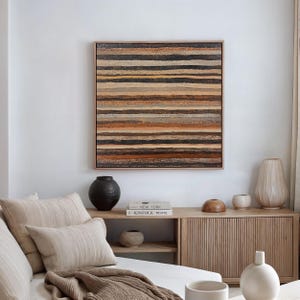 Printable Abstract Art Print, Abstract Wall Art, Abstract Wall Decor, Brown and Orange Modern Digital Art Download (P633)