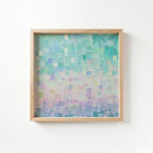 Printable Abstract Art Print, Pastel Art, Abstract Wall Art, Teal, Mint, Pink and Purple Modern Digital Art Download (P555)