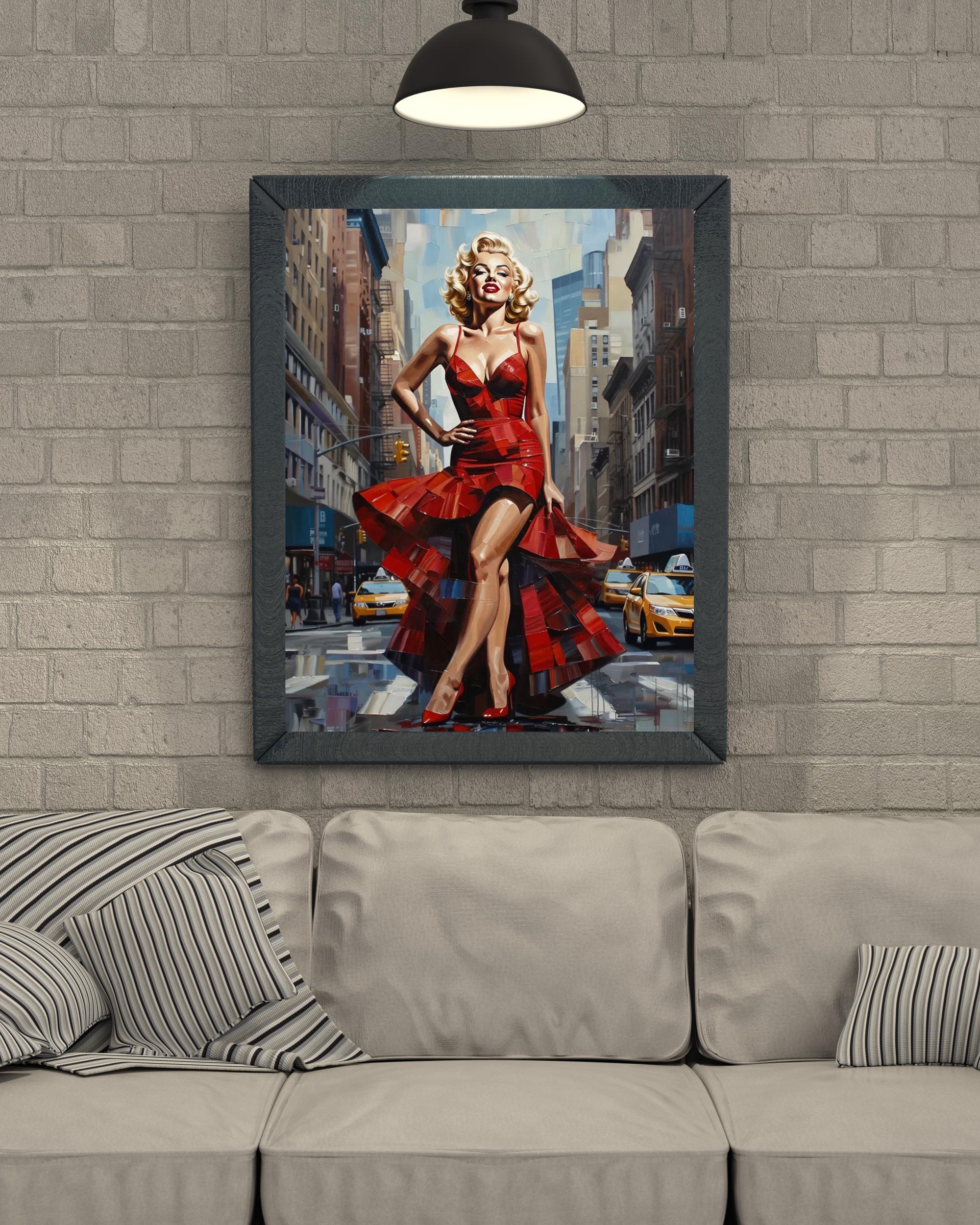 High Quality Wall Art Modern Art Marilyn Monroe - Digital Download in ...
