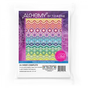 ALCHEMY by Tula Pink English Paper Piecing EPP and acrylic template, quilt pattern