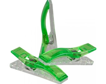 Clover Jumbo Wonder Clips Green 24 ct, 2-inchCL3157