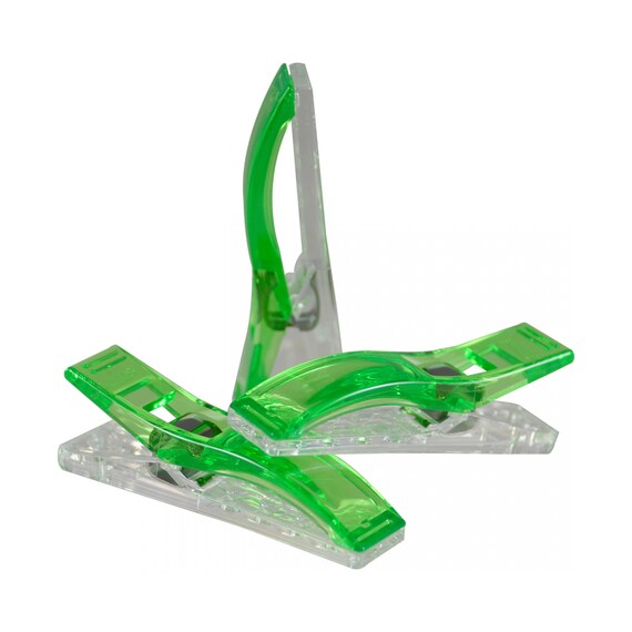 Clover Jumbo Wonder Clips Green 24 Ct 2inchcl3157 Etsy