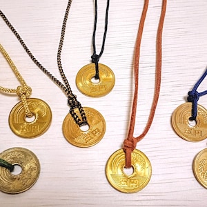 5 yen coin necklace - Etsy 日本