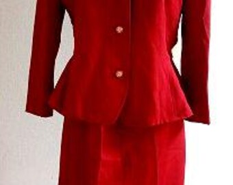 Vintage Japanese Showa Retro Two-piece Dress Set 1980s Handmade