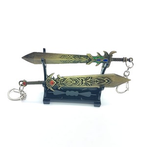 Garen Sword Keychain: League of Legends Might of Demacia Replica
