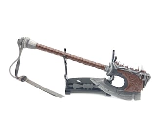 World of Warcraft Goreowl Axt Schlüsselanhänger | Spielwaffe Replika | Kriegshäuptling Geschenk | WoW Sammlerzubehör | Videospiel Fan Geschenk