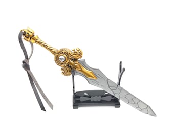 World of Warcraft Turalyon Sword Replica Keychain, Video Game Collectibles, Gamer Boyfriend Gift, Miniature Metal Weapon