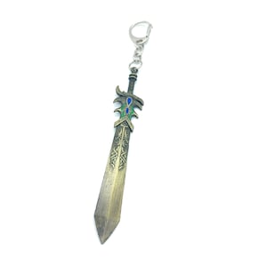 League of Legends Garen Sword Keychain l Demacia Warrior Collectible l LoL Garen Vapen l Spelpresent till fans och spelare Classic Only