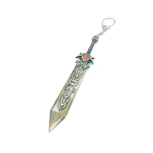 League of Legends Garen Sword Keychain l Demacia Warrior Collectible l LoL Garen Vapen l Spelpresent till fans och spelare DreadKnight Only