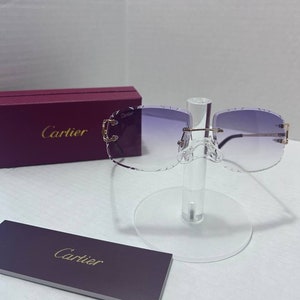 Cartier Purple Sunglasses