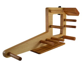 15 Inch Inkle Loom Handcrafted from Oak and Maple for Belt, Strap and Tablet Weaving