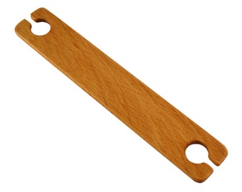 6 Inch Stick or Flat Shuttle Handcrafted from Red Oak