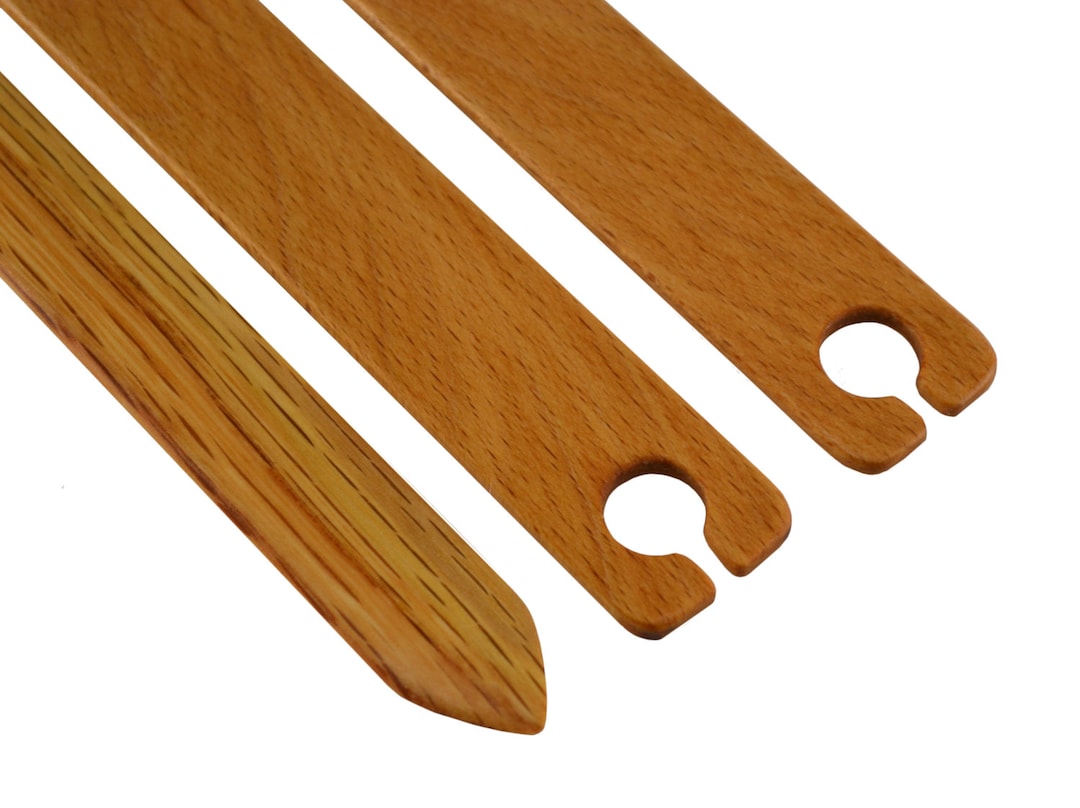 6 Inch Weaving Shuttle and Pick up Stick Set Handcrafted From Red Oak ...
