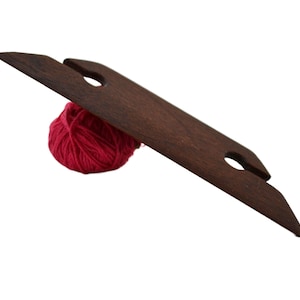 4.5 Inch Beveled Inkle Weaving Shuttle - Handcrafted from Mahogany
