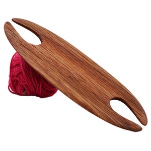 4 Inch Weaving Shuttle Handcrafted from Red Oak
