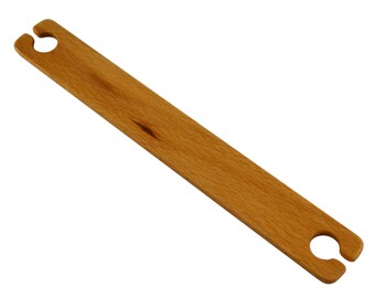 8 Inch Stick or Flat Shuttle Handcrafted from Red Oak