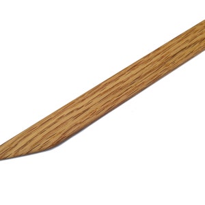 8 Inch Point Turner and Seam Creaser Handcrafted from Red Oak