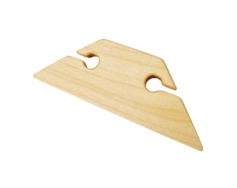 3 Inch Knife Edge Belt Weaving Shuttle - Handcrafted from Maple