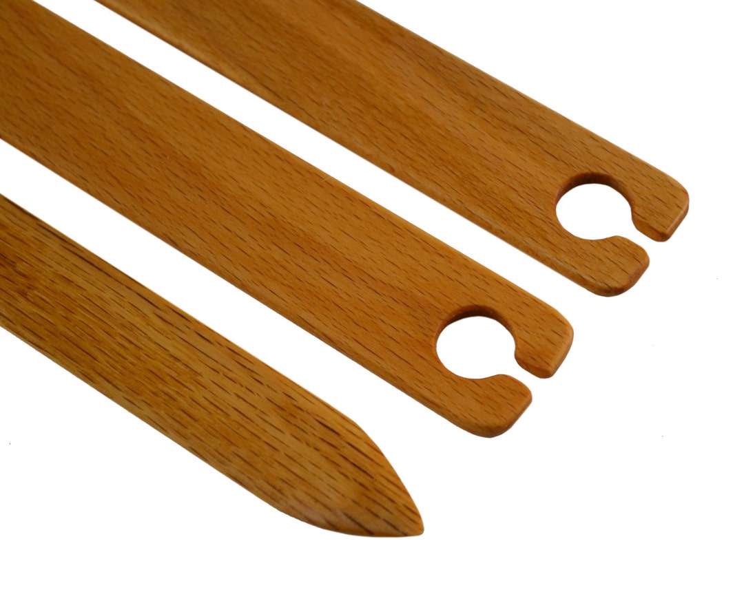 8 Inch Weaving Shuttle and Pick up Stick Set Handcrafted From Red Oak ...