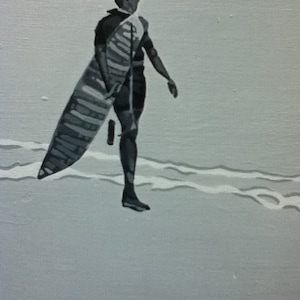 BALI HAI small painting on wood