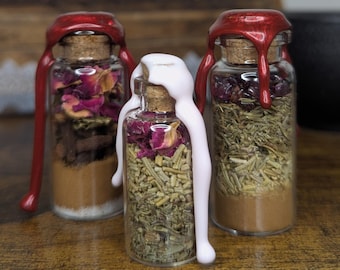 Glamour Spell Jar, Natural Beauty Spell Jar, Romance Spell Jar, Witchy Altar Decoration