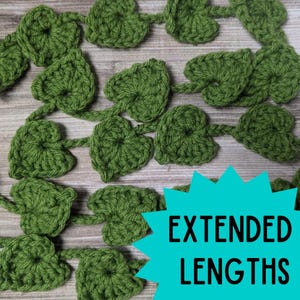 12ft+ Boho Crochet Vines, Ivy Wall Hanging Decor, Plant Lover Gift