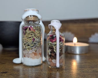 Healing Spell Jar, Spell Jars for Self-love, Quiet Mind, Confidence. Witchy Altar Decorations