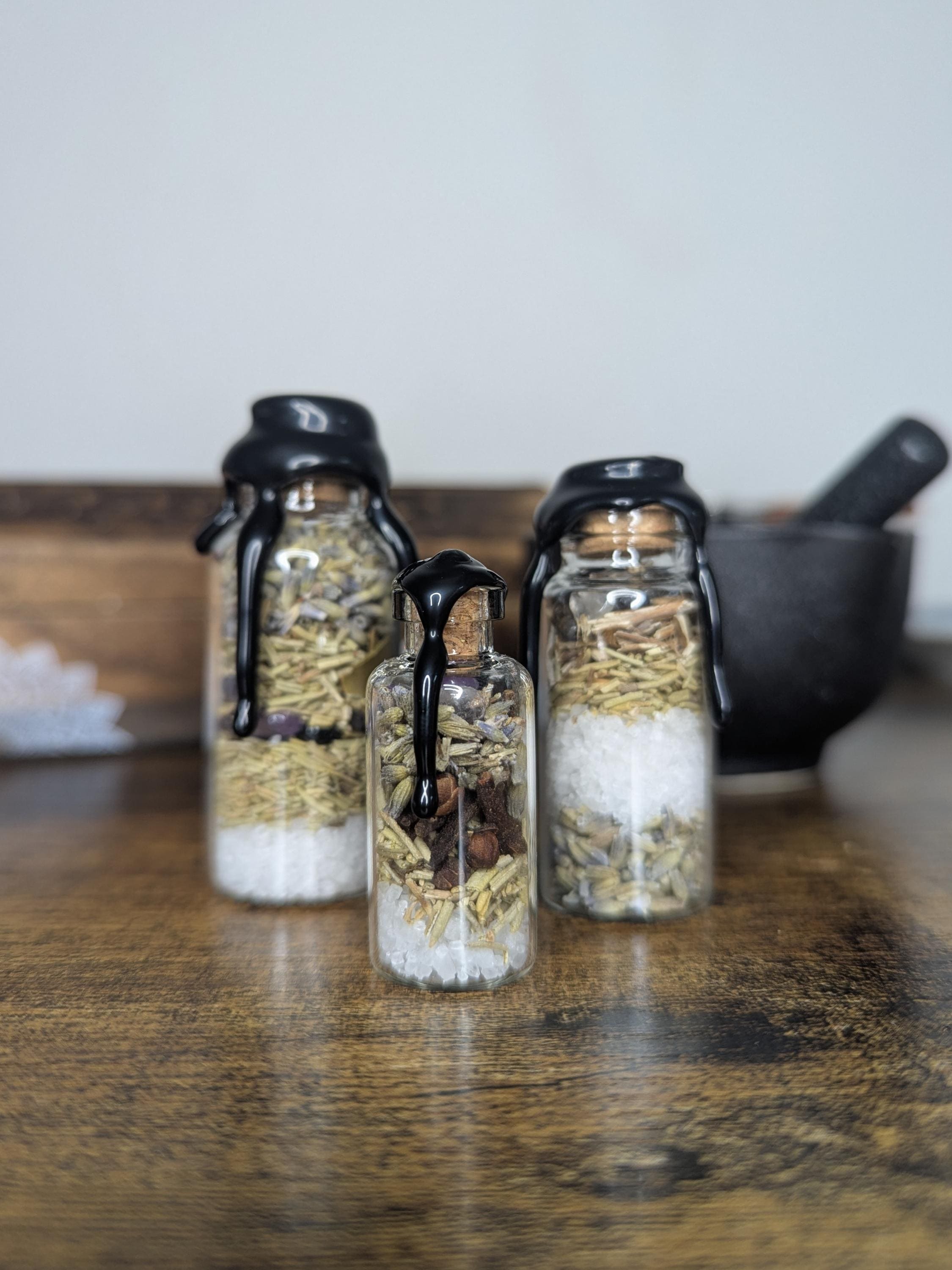 Protection Spell Jar, Home Protection, Protection Jars for Emotions, Boundaries, and Peace, Witch Altar Decoration