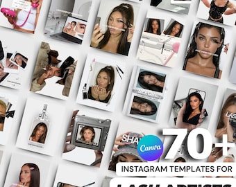 Lash Artist & Beauty Business Instagram Templates