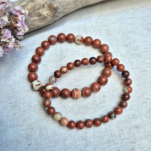 Roter Jaspis Armband