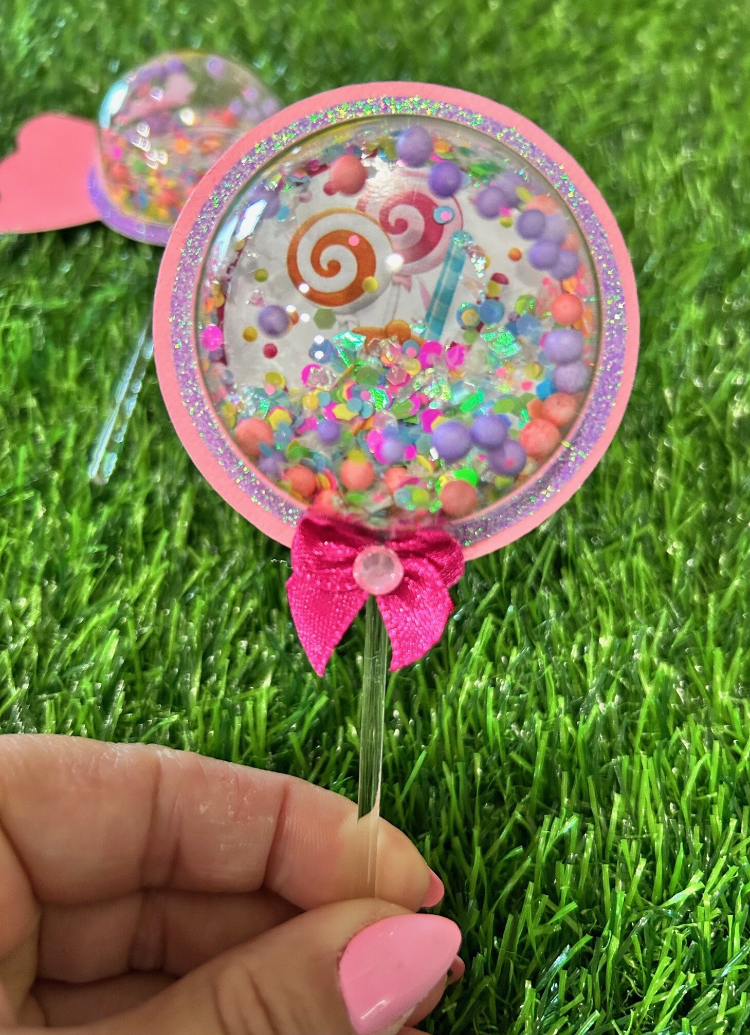Candy cupcake toppers