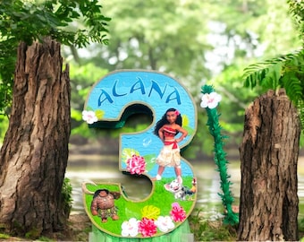 Moana Pinata: Hawaiian Luau Birthday Party Decoration