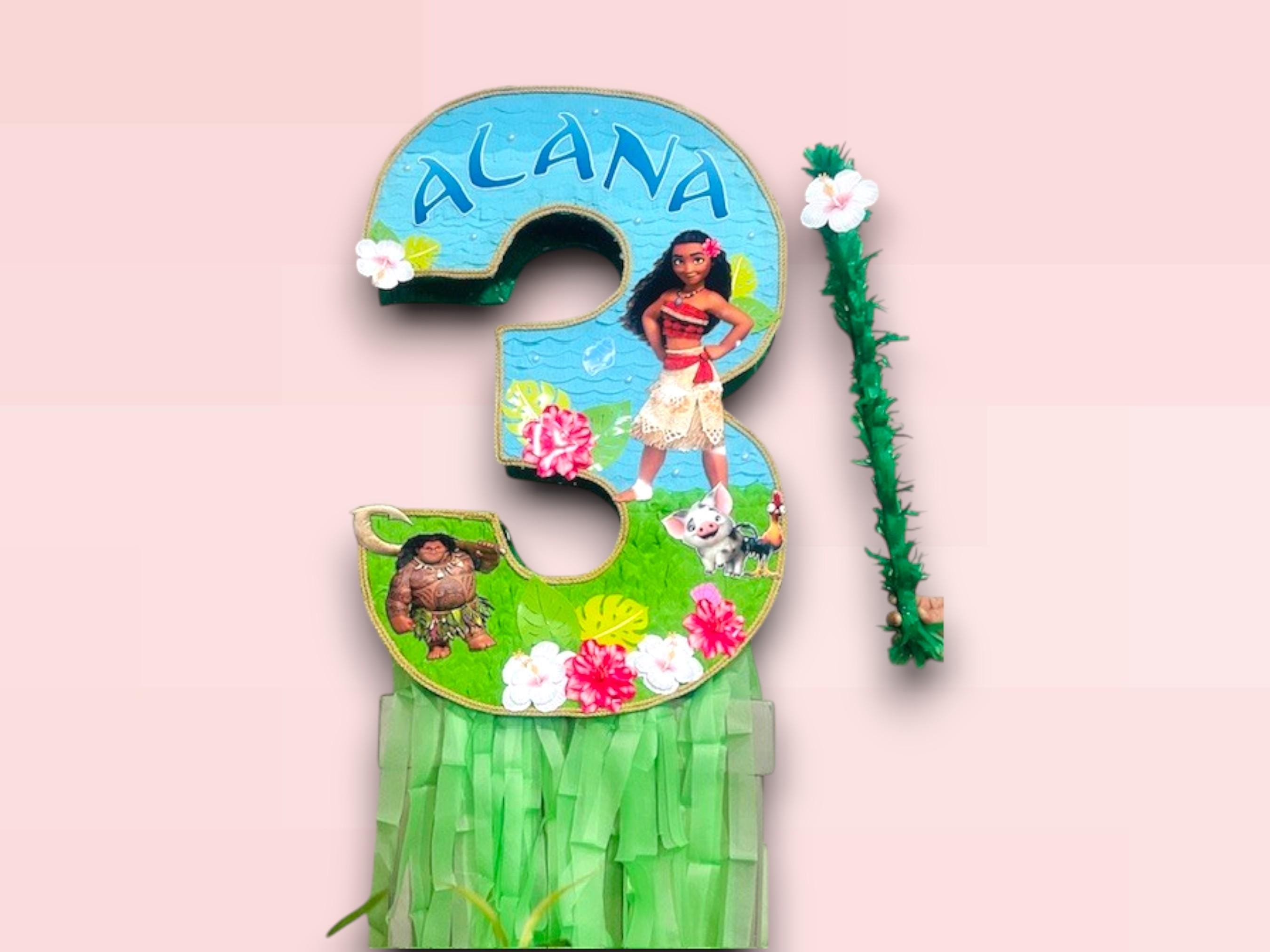 Moana Pinata: Hawaiian Luau Birthday Party Decoration - Etsy