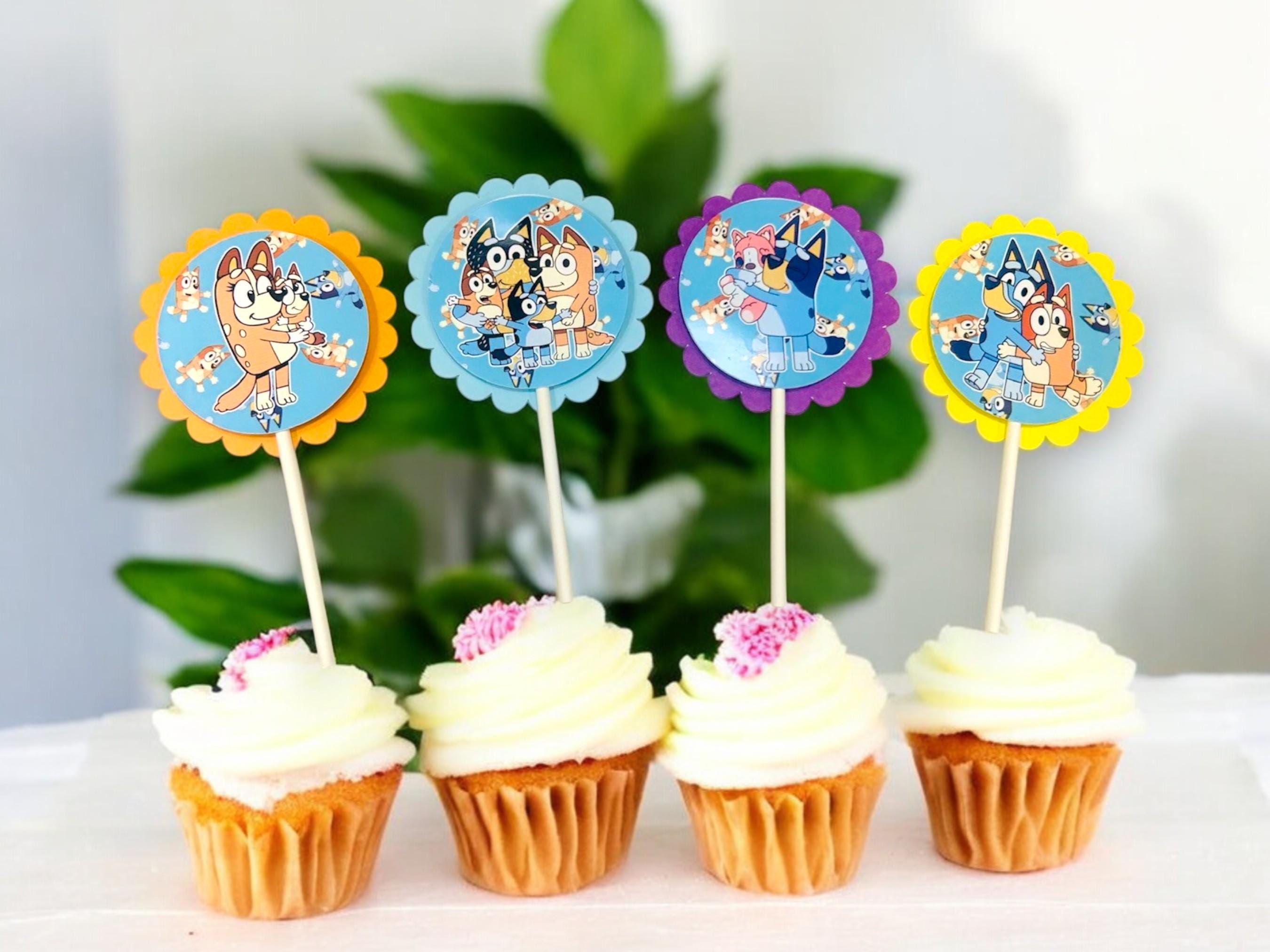 Bluey Cupcake Toppers (12 Pack)