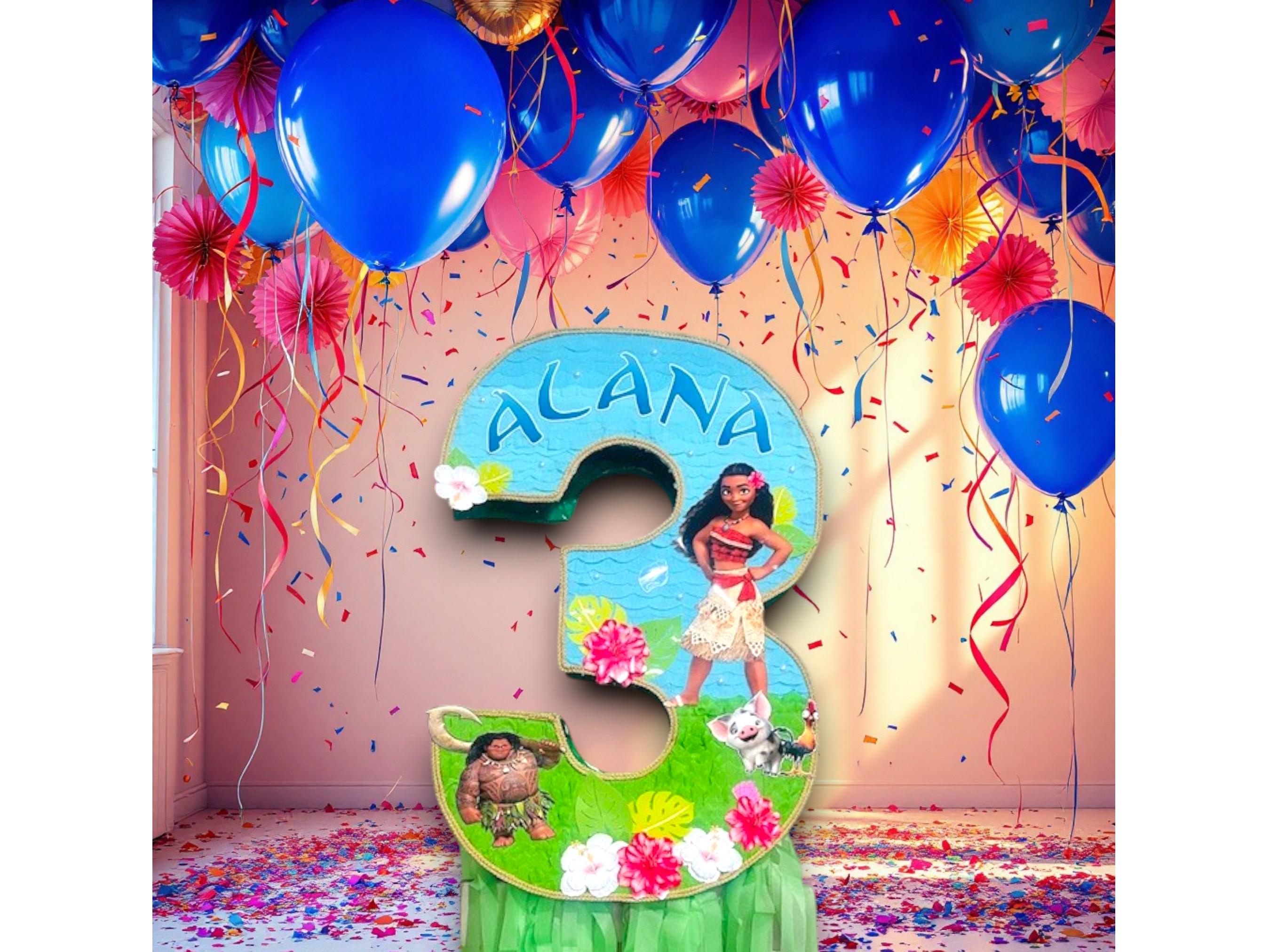 Moana Pinata: Hawaiian Luau Birthday Party Decoration - Etsy
