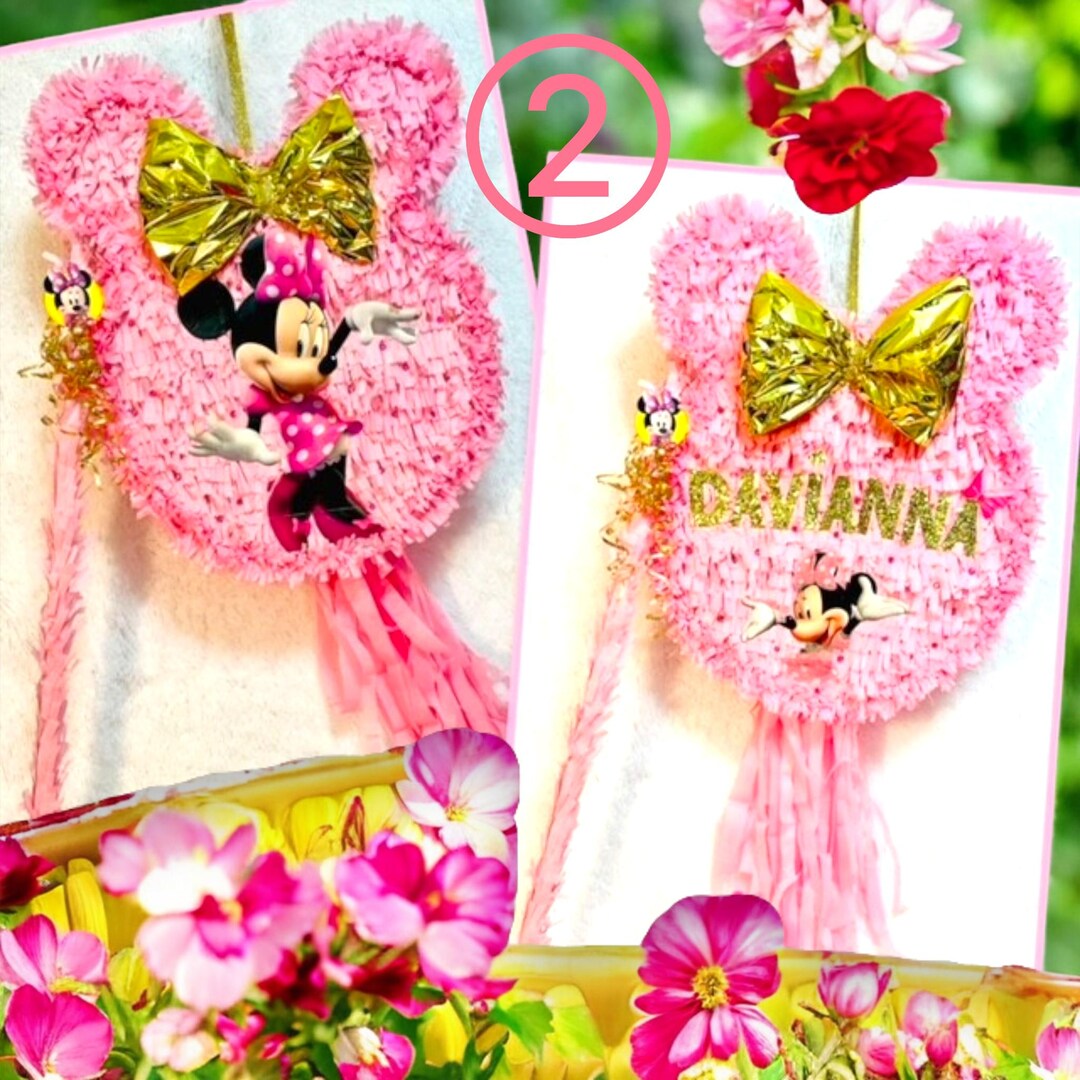 Minnie Pink Pinata Minnie Pink Birthday Minnie Party Minnie Birthday ...