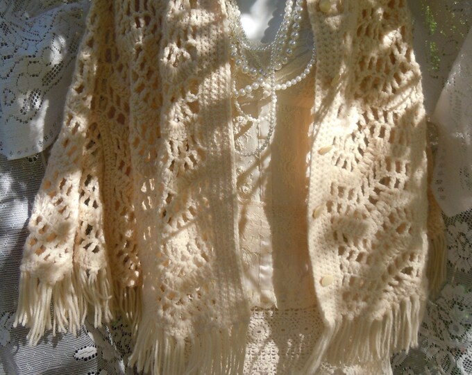 Italian Vintage Lana Wool Shrug (OSFM)