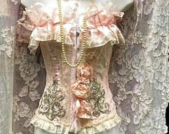 Pink sparkle corset plus , showgirl outfit, costume for stage, corset for photoshoot, rhinestone corset, pin up , boudoir lingerie custom