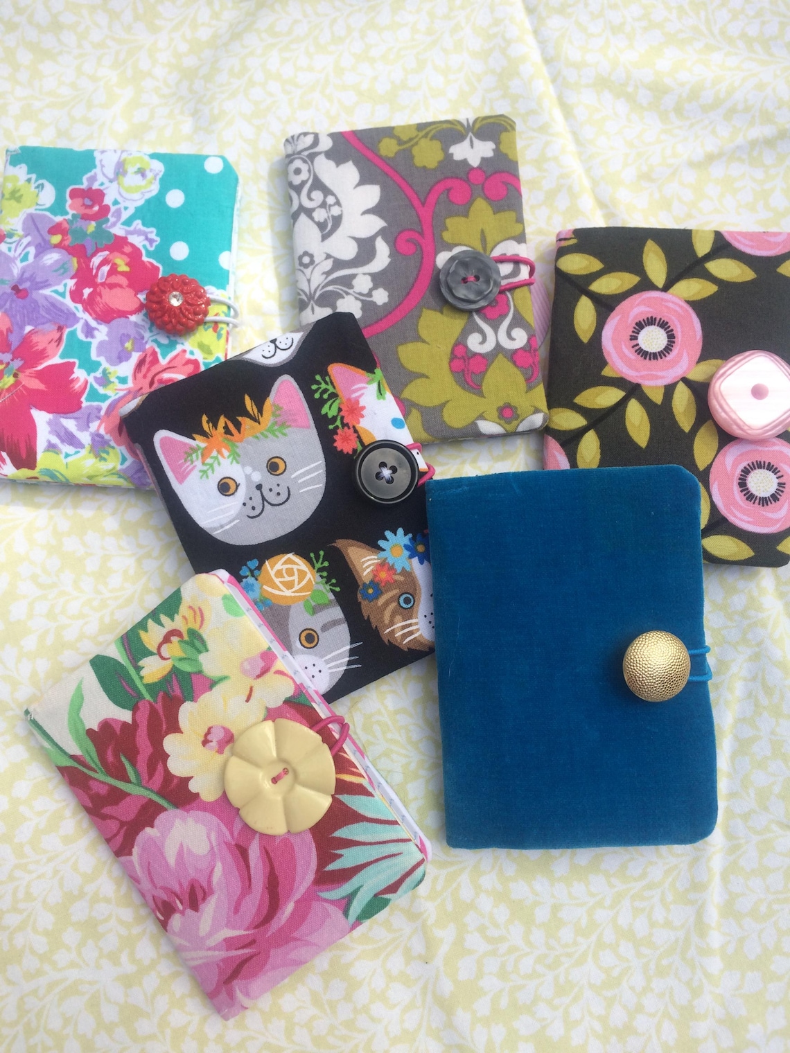 Mini Notebook Cover Pattern Mini Notebook Cover/gift Card Holder Sewing Pattern: Easy Downloadable ...