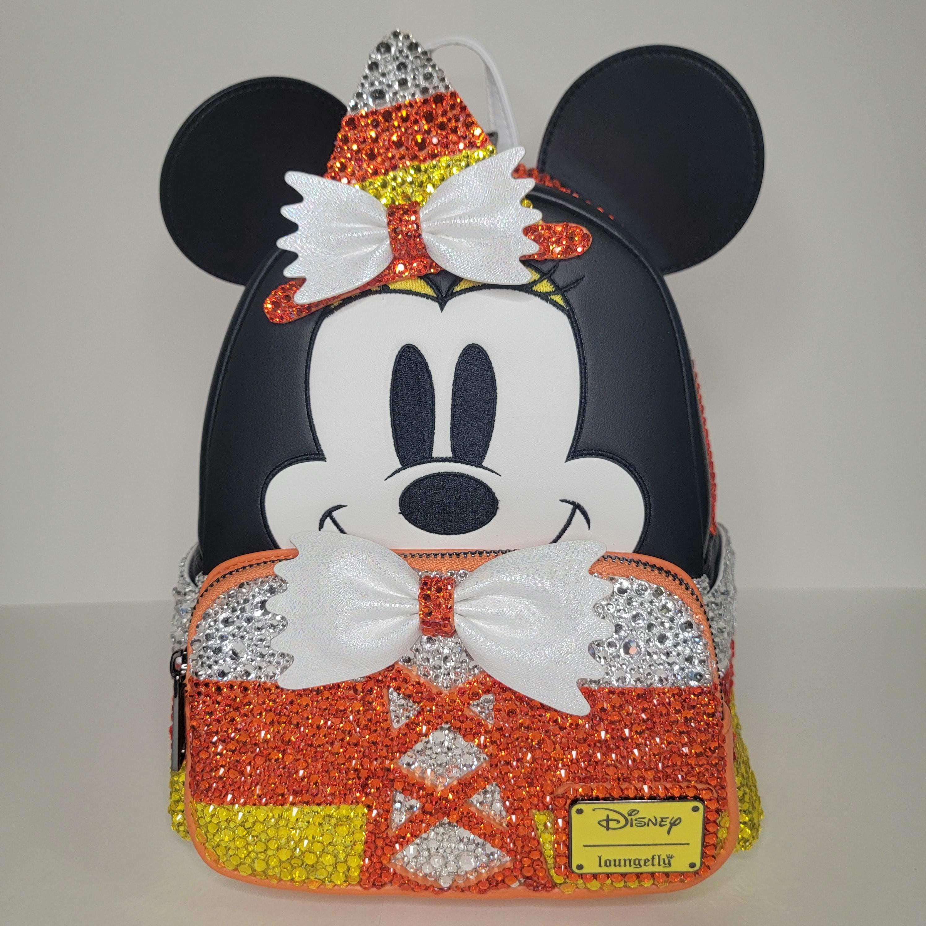 Custom Bling Minnie Mouse Candycorn Disney Loungefly Backpack Etsy