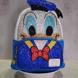 Custom Bling Donald Duck Disney Loungefly backpack