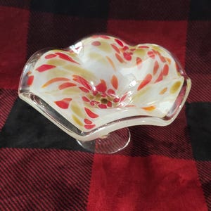 Murano Style Hand Blown Bowl