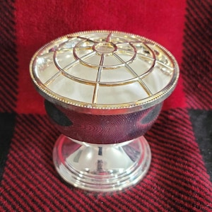 Hallmark vintage silver plated rose bowl