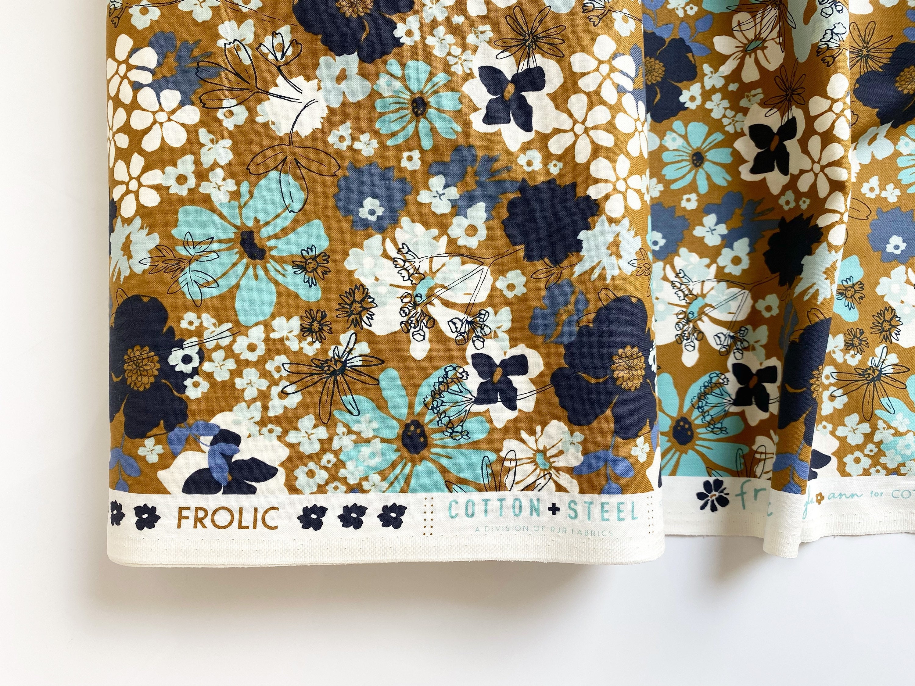 Golden / Frolic / Cotton and Steel 1/2 yard