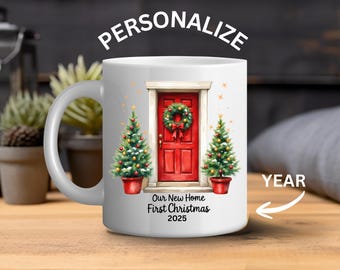 New Home Coffee Mug, New Home Christmas Mug 2025, First Christmas in Our New Home, New Homeowner Christmas gift