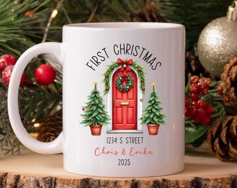 New Home Coffee Mug, New Home Christmas Mug 2025, First Christmas in Our New Home, New Home Christmas gift, New Address Gift