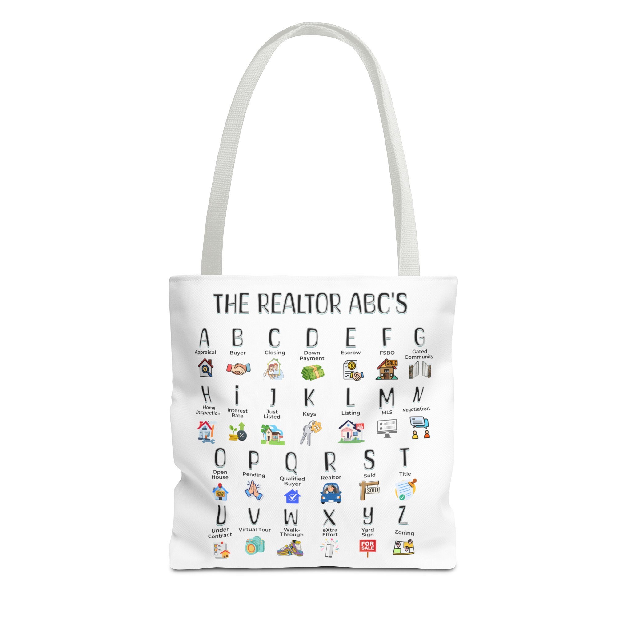 Personalized Business Tote Bag, Realtor Tote Bag, Custom Real Estate...