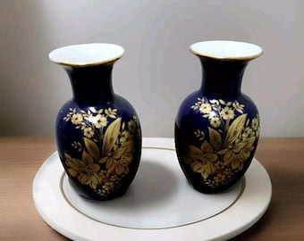Pair of Vintage Royal Porzellan Bavaria KPM Germany Handarbeit