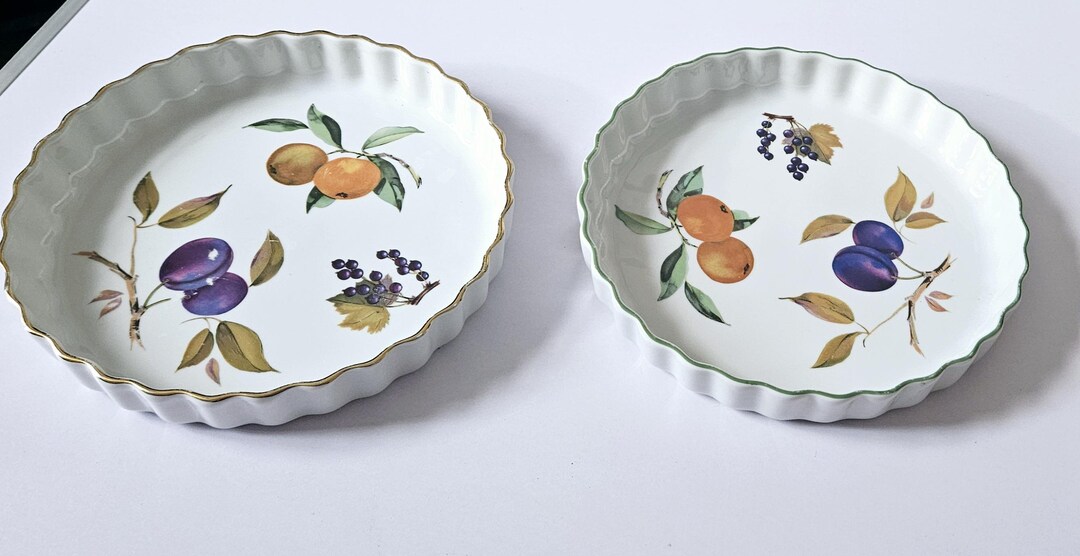 ロイヤルウースター イヴシャム フルーテッドゴールドエッジ フラン